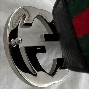 Gucci | Accessories | Gucci Web Belt Greenred Web  display picture 1